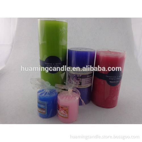 wholesale pillar candle/ decorative pillar candles